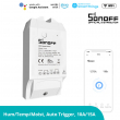 GloboStar® 80008 SONOFF TH10-R2 - Wi-Fi Smart Switch Temperature & Humidity Monitoring 10A