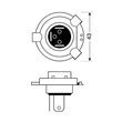 H4 ΑΛΟΓΟΝΟΥ 12V/60-55W 92mm P43t ΛΑΜΠΑ