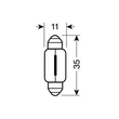ΣΕΤ ΛΑΜΠΑΚΙΑ ΛΑΜΠΕΣ ΣΕΤ 10ΤΕΜ C10W SV8,5