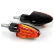 ΦΛΑΣ ΜΗΧΑΝΗΣ ARROW 12V LED (68 x 27 mm) ΜΑΥΡΟ ΜΕ ΠΟΡΤΟΚΑΛΙ ΤΖΑΜΑΚΙ -2 ΤΕΜ.