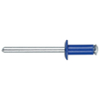 ΠΡΙΤΣΙΝΙΑ ΑΛΟΥΜΙΝΙΟΥ 4,8x12mm (ΒΑΘΟΣ ΤΡΥΠΑΣ 2-6mm/ ΕΣΩΤΕΡΙΚΗ ΔΙΑΜΕΤΡΟ 5,3mm) ΜΠΛΕ 50ΤΕΜ