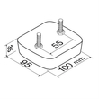 Φανάρι Τρέιλερ Πίσω με 14LED 12V 1τεμ.