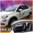 FIAT 500 X 5D 2015+ ΖΕΥΓΑΡΙ ΑΝΕΜΟΘΡΑΥΣΤΕΣ ΑΠΟ ΕΥΚΑΜΠΤΟ ΦΙΜΕ ΠΛΑΣΤΙΚΟ HEKO - 2 ΤΕΜ.