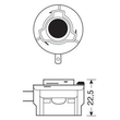 H11B  Blu-Xe Λάμπα Αλογόνου 12V - 55W - PGJY19-2 - 2 τεμ. - κουτί