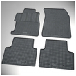 PEUGEOT 108 2014-2021 / CITROEN C1 2014-2021 ΜΑΡΚΕ ΠΑΤΑΚΙΑ ΛΑΣΤΙΧΟ ΣΕ ΜΑΥΡΟ ΧΡΩΜΑ ΜΕ ΚΟΥΜΠΩΜΑΤΑ CIK - 4 ΤΕΜ.