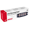ΣΤΡΟΜΠΟ 12/24V 10x3x0,9cm ΠΟΡΤΟΚΑΛΙ 4LED 12W (4x3W) R65 R10 IP68 AMiO - 1 ΤΕΜ.