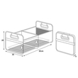 ORGANIZER - ΘΗΚΗ ΠΟΡΤ ΜΠΑΓΚΑΖ SHOP ΚΑΙ STORE - 50 X 33 cm (L)