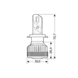 H7 9-32V PX26d 6.500K 7.200lm 45W HALO LED LIGHTING SERIES 14 G-XP SPESIAL CHIPS  LED KIT LAMPA - 2 TEM.