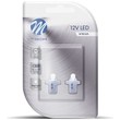BAX 12V B8,3d 0,2W LED 1xFLUX 5mm ΛΕΥΚΟ BLISTER 2ΤΕΜ. M-TECH