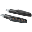 ΦΛΑΣ MOTO ΕΜΠΡΟΣ 12V SMD LED VICTORY ΜΑΥΡΟ 2 ΧΡΗΣΕΩΝ (ΘΕΣΕΩΣ /ΦΛΑΣ) 91x15mm  LAMPA  - 2 TEM