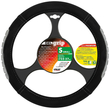 ΚΑΛΥΜΜΑ ΤΙΜΟΝΙΟΥ GEL GRIP (S) 35/37cm ΜΙΚΡΟΙΝΕΣ/ΤΖΕΛ ΜΑΥΡΟ/ΓΚΡΙ ΑΟΣΜΟ ECO-FRIENDLY