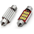 ΛΑΜΠΑΚΙΑ ΠΛΑΦΟΝΙΕΡΑΣ 36mm 12/24V 2,9W 5600K 12LED CANBUS FESTOON (ΛΕΥΚΟ) AMiO - 2 ΤΕΜ.
