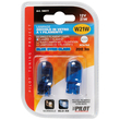 W21W (T20) 12V W3x16d 21W 200lm (ΚΑΡΦΩΤΟ-ΑΚΑΛΥΚΟ) BLUE DYED-GLASS 2ΤΕΜ. BLISTER