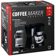 ΚΑΦΕΤΙΕΡΑ ΦΙΛΤΡΟΥ ΓΙΑ ΓΑΛΛΙΚΟ ΚΑΦΕ ARABICA 24V 300W 95CM ΜΕ ΔΟΣΟΜΕΤΡΗΤΗ 4/6 ΚΟΥΠΕΣ 0.65LT ΜΑΥΡΗ/INOX