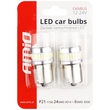 R5W/R10W 12/24V BA15s 24+6xSMD3030 CAN-BUS ΔΙΑΘΛΑΣΗΣ (ΜΟΝΟΠΟΛΙΚΟ/ΦΟΥΝΤΟΥΚΙ)  ΑΜΙΟ - 2ΤΕΜ.