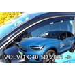 VOLVO C40 5D 2021+  ΖΕΥΓΑΡΙ ΑΝΕΜΟΘΡΑΥΣΤΕΣ ΑΠΟ ΕΥΚΑΜΠΤΟ ΦΙΜΕ ΠΛΑΣΤΙΚΟ HEKO - 2 ΤΕΜ.