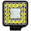 ΠΡΟΒΟΛΕΑΣ ΕΡΓΑΣΙΑΣ WORK LIGHTS 12/24V 42x1W SMDx3030LED 41W 6.000K 2.740lm 108x108x47mm  M-TECH -1ΤΕΜ.