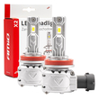 ΛΑΜΠΕΣ LED H8/Η9/Η11 10-16V 72W 6.500K 7920lm  (ΑΝΕΜΙΣΤΗΡΑΚΙ) X2 SERIES AMIO - 2ΤΕΜ.