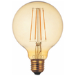 ELVHX - EL822113 | LED FILLAMENT DIM Amber Glass G95-4|4W Ε27|2200k|380lm|{enjoysimplicity}™