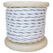 ELVHX - EL338016 | Textile Cable Τwist 2x0.75mm²- ρολλό 10mt – ΛΕΥΚΟ