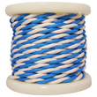 ELVHX - EL338029 | Textile Cable Τwist 2x0.75mm²- ρολλό 10mt –  Γαλάζιο & λευκό έντονο