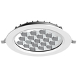 ELVHX - EL191036 | LED Panel Αλ/νίου Silver HighPower 34.5W|6500k|4250lm|Φ221x38mm|60°|+Driver|{enjoysimplicity}™