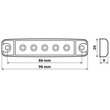 ΦΩΣ ΟΓΚΟΥ 12/24V 5xSMD LED ΛΕΥΚΟ ΔΙΑΦΑΝΟ 96x20mm ΜΕ ΕΓΚΡΙΣΗ ΤΥΠΟΥ R7/R10  LAMPA - 1 TEM.