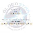 Ταινία LED Λευκή Professional Series 5m 20W/m 12V 60LED/m 5730 SMD 2400lm/m 120° Αδιάβροχη IP65 Θερμό Λευκό 3000k GloboStar 77392