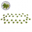 GloboStar® 09040 Τεχνητό Κρεμαστό Φυτό Διακοσμητική Γιρλάντα Μήκους 2.2 μέτρων με 30 X Φύλλα Σφενδάμης Πράσινα