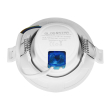 Φωτιστικό LED Spot Οροφής Mini Downlight 5W 230v 550lm 50° με Κινούμενη Βάση Φ9 Ψυχρό Λευκό 6000k GloboStar 01882