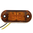 Πλευρικό LED Όγκου - Flash 10-30 Volt Πορτοκαλί GloboStar 77488