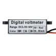 GloboStar® 79985 Όργανο Μέτρησης Τάσης Βολτόμετρο με Οθόνη LED Display DC 3.5 έως 30V Κόκκινο Μ5.5 x Π1.5 x Υ2.5cm