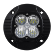 GloboStar® 85444 PRO Series Χωνευτός Προβολέας Εργασίας - Φώτα Ημέρας - Working Light - DRL για Αυτοκίνητα & Φορτηγά LED CREE XBD 20W 2000lm DC 10-30V Αδιάβροχο IP65 Ψυχρό Λευκό 6000K & RGB