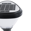 GloboStar® SOLARMIS 90521 LED Solar Bollard Light Κολωνάκι Κήπου Εξωτερικού Χώρου 10W 180lm 120° με Ενσωματωμένο Φωτοβολταϊκό Panel 6V 5W & Επαναφορτιζόμενη Μπαταρία Li-ion 3.2V 6000mAh με Αισθητήρα Ημέρας-Νύχτας - Αδιάβροχο IP65 Φ26 x Υ60cm Ψυχρό Λευκό 6000K - 2 Χρόνια Εγγύηση