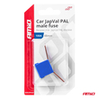 ΑΣΦΑΛΕΙΕΣ JapVal PAL ΑΡΣΕΝΙΚΕΣ 48mm 100A ΣΕ ΜΠΛΕ ΧΡΩΜΑ AMIO - 2 Τεμ.