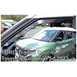 ΑΝΕΜΟΘΡΑΥΣΤΕΣ ΓΙΑ FORD TRANSIT COURIER / TOURNEO COURIER 5D 2023+ ΖΕΥΓΑΡΙ ΑΠΟ ΕΥΚΑΜΠΤΟ ΦΙΜΕ ΠΛΑΣΤΙΚΟ HEKO - 2 ΤΕΜ.