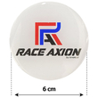 RACE AXION ΑΥΤΟΚΟΛΛΗΤΑ ΖΑΝΤΩΝ 6 cm ΛΕΥΚΟ/ΜΠΛΕ/ΚΟΚΚΙΝΟ/ΜΑΥΡΟ ΣΜΑΛΤΟΥ - 4 ΤΕΜ.