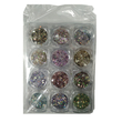 Σετ Glitter νυχιών Nail Art - Παλέτα - Glitter DJ - 12pcs - 910570
