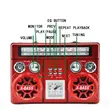 Επαναφορτιζόμενο ραδιόφωνο - XB373BT - Waxiba - 003736 - Red