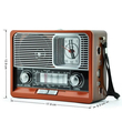 Επαναφορτιζόμενο ραδιόφωνο Retro - ΕK105 - 830128