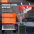 VEVOR Electric Hoist Crane Winch 2200 lbs 328 ft Wireless &amp; 14 ft Wired Remote | VEVOR GR