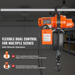 VEVOR Electric Chain Hoist Μονοφασικό ανυψωτικό γερανού 2200 lbs Φορτίο 20 ft Ανύψωση | VEVOR GR