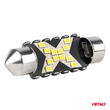 ΛΑΜΠΑΚΙΑ ΠΛΑΦΟΝΙΕΡΑΣ 39mm 12/24V C5W 5500K 12xSMD 2016 CAN-BUS FESTOON (ΛΕΥΚΟ) ΑΜΙΟ - 2 ΤΕΜ.