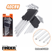 Κλειδιά Torx - 9pcs - Finder - 193122