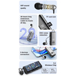 Ασύρματο ακουστικό Bluetooth - F908 - 812129 - Black