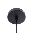 GloboStar® LUNE 01341 Μοντέρνο Κρεμαστό Φωτιστικό Καμπάνα Μονόφωτο 1 x E27 IP20 Μαύρο & Χρυσό Μέταλλο - Μ40 x Π40 x Υ20cm