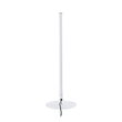 GloboStar® DALUMA 60468 Επιτραπέζιο Φωτιστικό LED CCT 8W 880lm 200° AC 220-240V - Εναλλαγή Φωτισμού μέσω On/Off All In One Ψυχρό 6000k+Φυσικό 4500k+Θερμό 2700k Μ15 x Π15 x Υ46cm - Λευκό - 3 Χρόνια Εγγύηση