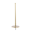 GloboStar® DALUMA 60469 Επιτραπέζιο Φωτιστικό LED CCT 8W 880lm 200° AC 220-240V - Εναλλαγή Φωτισμού μέσω On/Off All In One Ψυχρό 6000k+Φυσικό 4500k+Θερμό 2700k Μ15 x Π15 x Υ46cm - Χρυσό - 3 Χρόνια Εγγύηση