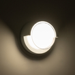 GLOBOSTAR® APEX 60766 Φωτιστικό Τοίχου - Απλίκα Εσωτερικού/Εξωτερικού Χώρου LED 10W 1050lm 120° AC175-265V Αδιάβροχο IP65 - Πλαστικό Σώμα - Φυσικό λευκό 4500K - Φ17 x Υ9cm - Λευκό - Bridgelux Chip - 3 Χρόνια Εγγύηση