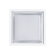 GLOBOSTAR® MAJESTIC 60775 Φωτιστικό Τοίχου - Απλίκα Εσωτερικού/Εξωτερικού Χώρου LED 10W 1050lm 120° AC175-265V Αδιάβροχο IP65 - Πλαστικό Σώμα - Φυσικό λευκό 4500K - Μ17 x Π17 x Υ9cm - Λευκό - Bridgelux Chip - 3 Χρόνια Εγγύηση